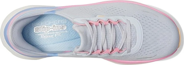 SKECHERS D'Lux Vapor Hands Free Slip-INS Women's Shoes Light Grey : 7 B - Medium - Image 2