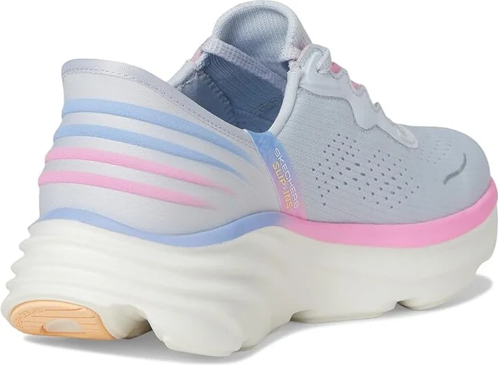 SKECHERS D'Lux Vapor Hands Free Slip-INS Women's Shoes Light Grey : 7 B - Medium - Image 4