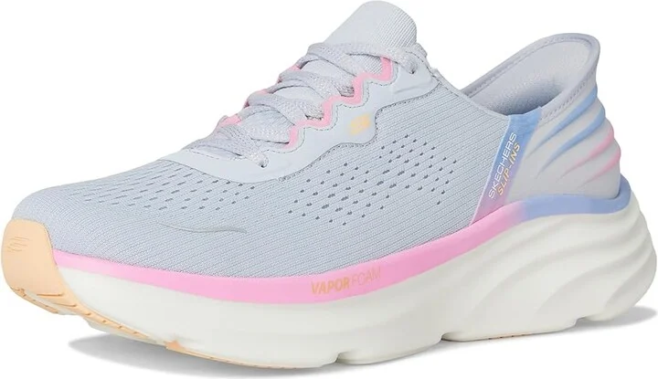 SKECHERS D'Lux Vapor Hands Free Slip-INS Women's Shoes Light Grey : 7 B - Medium - Image 5