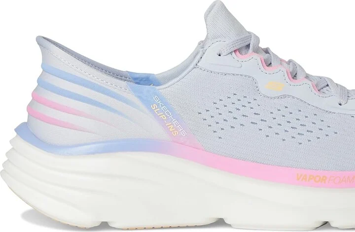 SKECHERS D'Lux Vapor Hands Free Slip-INS Women's Shoes Light Grey : 7 B - Medium - Image 7