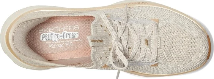 SKECHERS D'Lux Vapor Hands Free Slip-INS Women's Shoes Natural Gold : 6 B - Medium - Image 2