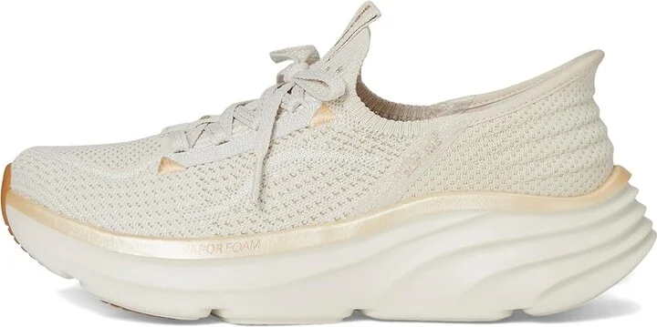 SKECHERS D'Lux Vapor Hands Free Slip-INS Women's Shoes Natural Gold : 6 B - Medium - Image 6