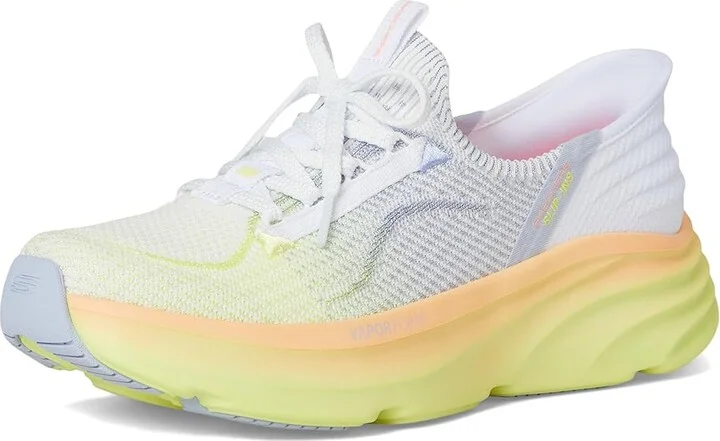 SKECHERS D'Lux Vapor Hands Free Slip-INS Women's Shoes White : 6 B - Medium - Image 5