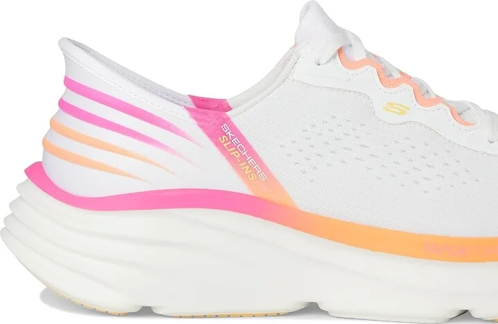 SKECHERS D'Lux Vapor Hands Free Slip-INS Women's Shoes White : 8 B - Medium - Image 7