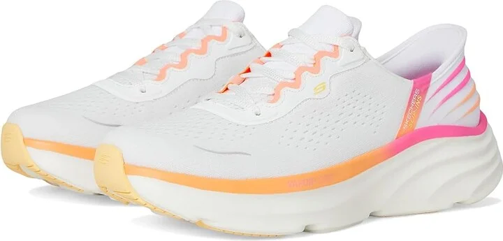 SKECHERS D'Lux Vapor Hands Free Slip-INS Women's Shoes White : 8 B - Medium