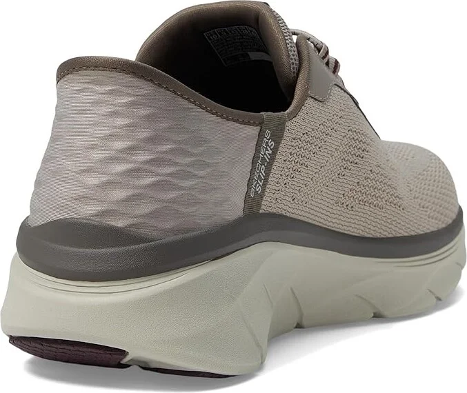 SKECHERS D'Lux Walker 2.0 Rezinate Hands Free Slip-In Men's Shoes Taupe : 11.5 D - Medium, Synthetic - Image 4