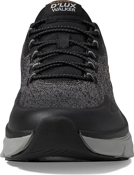 SKECHERS D'Lux Walker 2.0 Steadyway Men's Shoes Black/Charcoal : 8.5 D - Medium - Image 5