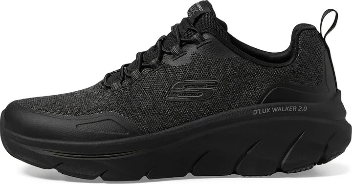 SKECHERS D'Lux Walker 2.0 Steadyway Men's Shoes Black/Charcoal : 8.5 D - Medium - Image 11