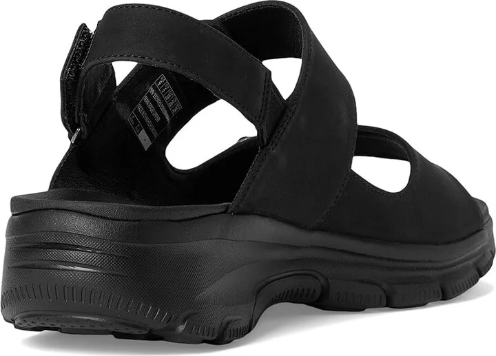 SKECHERS Easy Going - Certified Charm Women's Sandals Black/Black : 8 C - Wide - Image 4