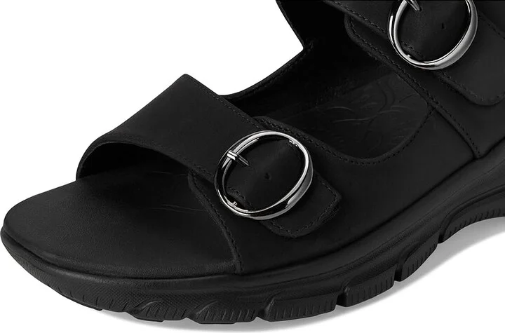SKECHERS Easy Going - Certified Charm Women's Sandals Black/Black : 8 C - Wide - Image 7