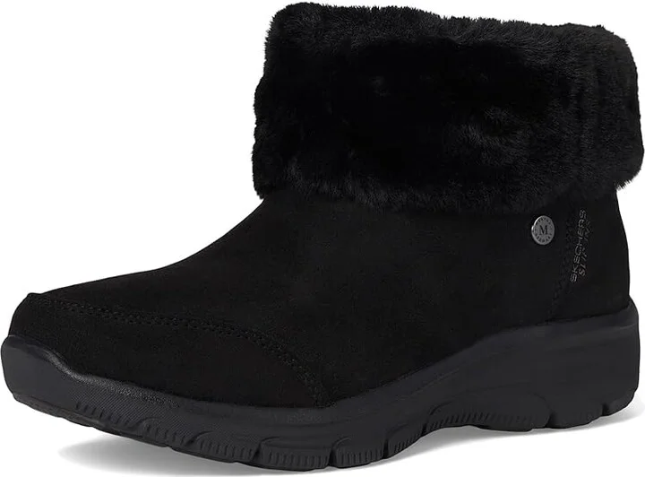 SKECHERS Easy Going - Comfy Cool Martha Stewart- Hands Free Slip-Ins Women's Boots Black/Black : 5 B - Medium, Synthetic - Image 5