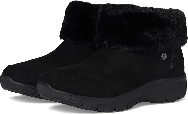 SKECHERS Easy Going - Comfy Cool Martha Stewart- Hands Free Slip-Ins Women's Boots Black/Black : 5 B - Medium, Synthetic