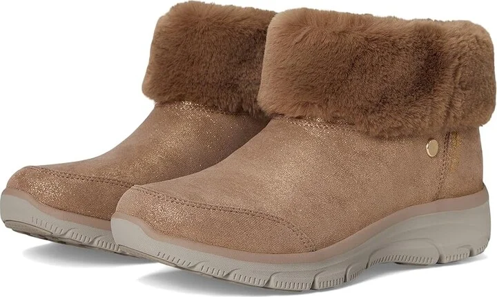 SKECHERS Easy Going - Comfy Cool Martha Stewart- Hands Free Slip-Ins Women's Boots Mocha : 6 B - Medium, Synthetic