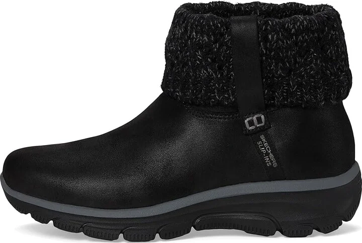 SKECHERS Easy Going - Cozy Weather 2 - Hands Free Slip-Ins Women's Boots Black : 5.5 B - Medium - Image 6