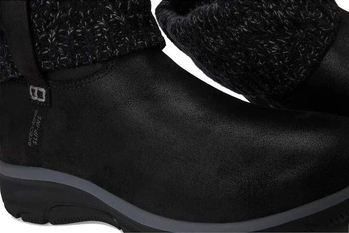 SKECHERS Easy Going - Cozy Weather 2 - Hands Free Slip-Ins Women's Boots Black : 5.5 B - Medium - Image 7