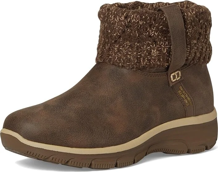 SKECHERS Easy Going - Cozy Weather 2 - Hands Free Slip-Ins Women's Boots Chocolate : 6 B - Medium - Image 5