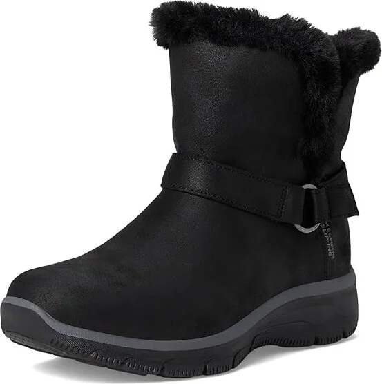 SKECHERS Easy Going - Dreamers Move - Hands Free Slip-Ins Women's Boots Black : 9 B - Medium, Leather - Image 5