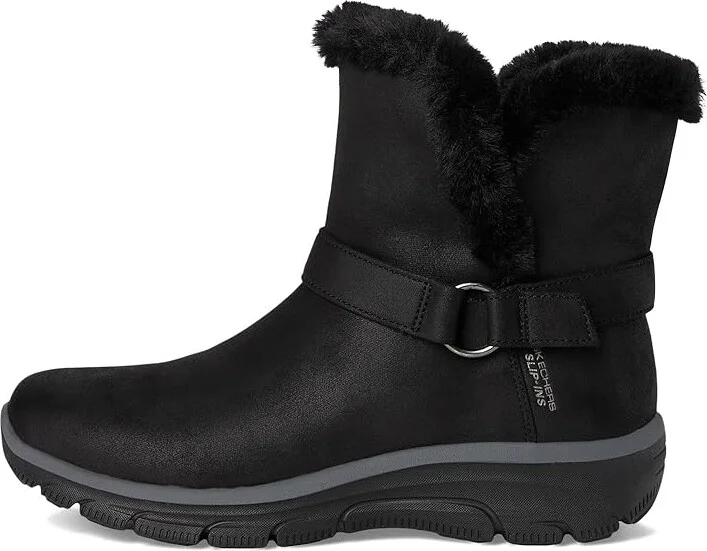 SKECHERS Easy Going - Dreamers Move - Hands Free Slip-Ins Women's Boots Black : 9 B - Medium, Leather - Image 6