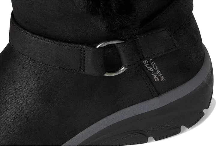 SKECHERS Easy Going - Dreamers Move - Hands Free Slip-Ins Women's Boots Black : 9 B - Medium, Leather - Image 7