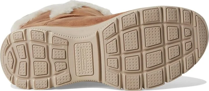 SKECHERS Easy Going - Dreamers Move - Hands Free Slip-Ins Women's Boots Chestnut : 9 B - Medium, Leather - Image 3