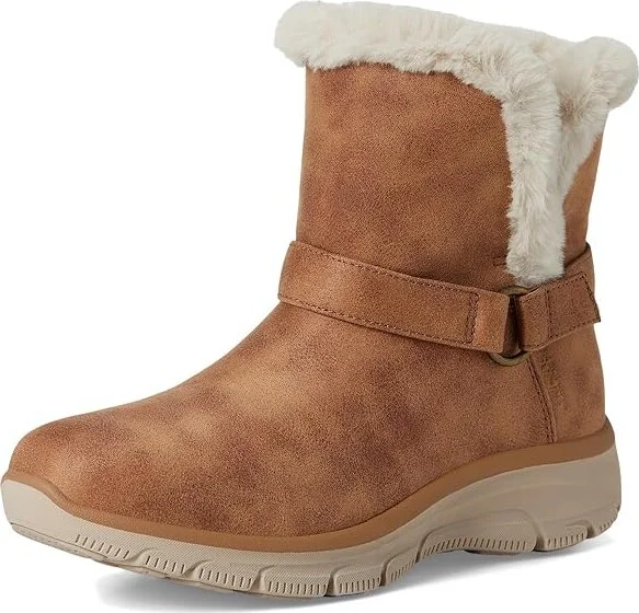 SKECHERS Easy Going - Dreamers Move - Hands Free Slip-Ins Women's Boots Chestnut : 9 B - Medium, Leather - Image 5