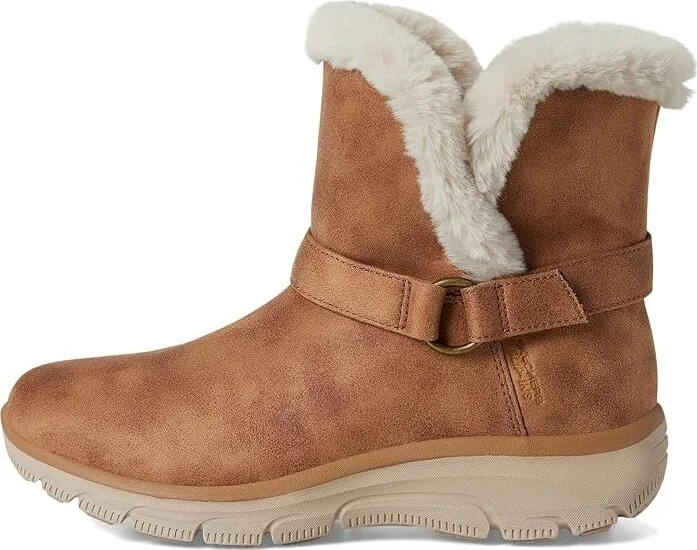 SKECHERS Easy Going - Dreamers Move - Hands Free Slip-Ins Women's Boots Chestnut : 9 B - Medium, Leather - Image 6