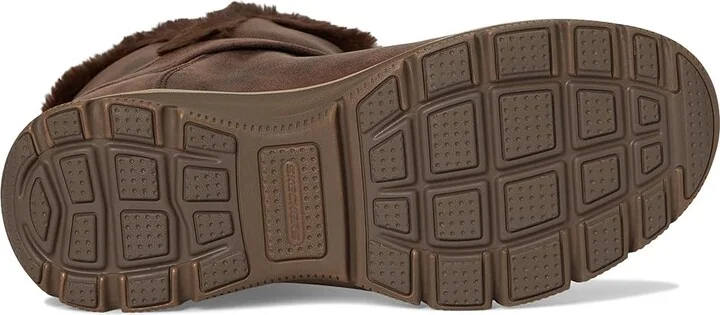 SKECHERS Easy Going - Dreamers Move - Hands Free Slip-Ins Women's Boots Chocolate : 5.5 B - Medium, Leather - Image 3