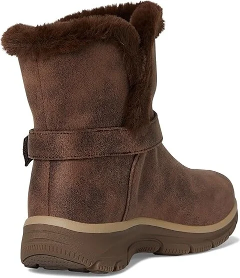 SKECHERS Easy Going - Dreamers Move - Hands Free Slip-Ins Women's Boots Chocolate : 5.5 B - Medium, Leather - Image 4