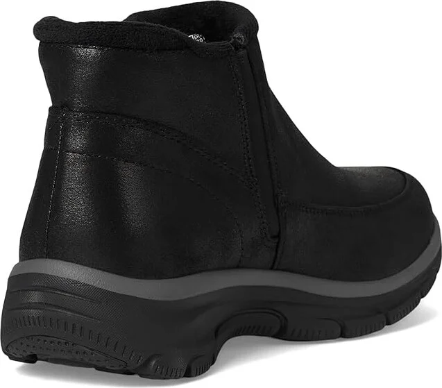 SKECHERS Easy Going - Into Fall Women's Boots Black : 5.5 B - Medium, Faux Fur/Rubber/Textile - Image 4