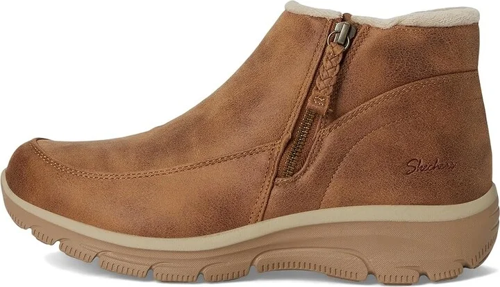 SKECHERS Easy Going - Into Fall Women's Boots Chestnut : 11 B - Medium, Faux Fur/Rubber/Textile - Image 6