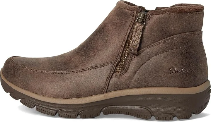 SKECHERS Easy Going - Into Fall Women's Boots Chocolate : 5.5 B - Medium, Faux Fur/Rubber/Textile - Image 6