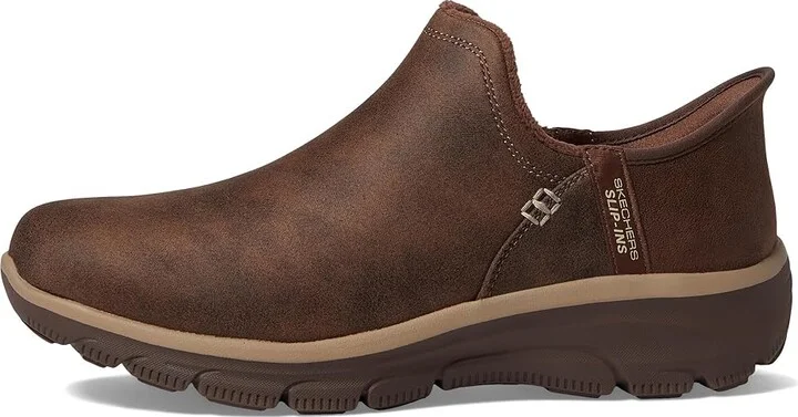 SKECHERS Easy Going - Modern Hour - Hands Free Slip-Ins Women's Shoes Chocolate : 6 B - Medium, Synthetic - Image 6