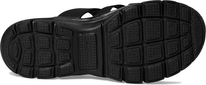 SKECHERS Easy Going - Perfect Company Women's Sandals Black/Black : 5.5 B - Medium - Image 3