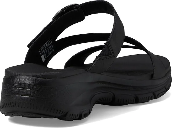 SKECHERS Easy Going - Slide On By Women's Shoes Black/Black : 6 B - Medium - Image 4