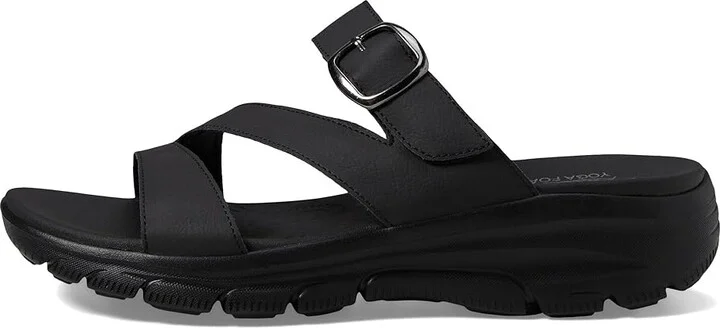 SKECHERS Easy Going - Slide On By Women's Shoes Black/Black : 6 B - Medium - Image 5