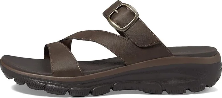 SKECHERS Easy Going - Slide On By Women's Shoes Chocolate : 5.5 B - Medium - Image 5