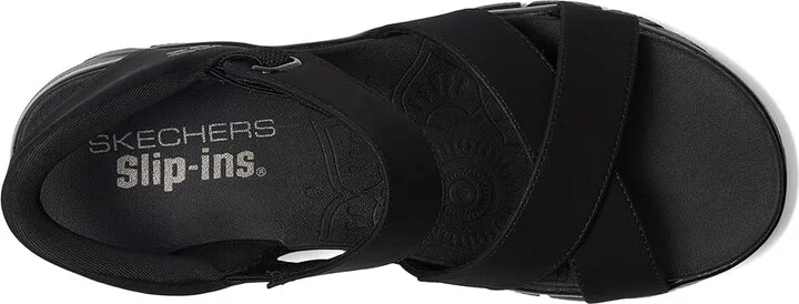 SKECHERS Easy Going - Somewhere Sunny Women's Sandals Black/Black : 11 B - Medium - Image 2