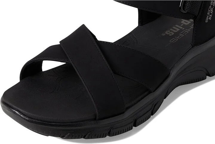 SKECHERS Easy Going - Somewhere Sunny Women's Sandals Black/Black : 11 B - Medium - Image 7