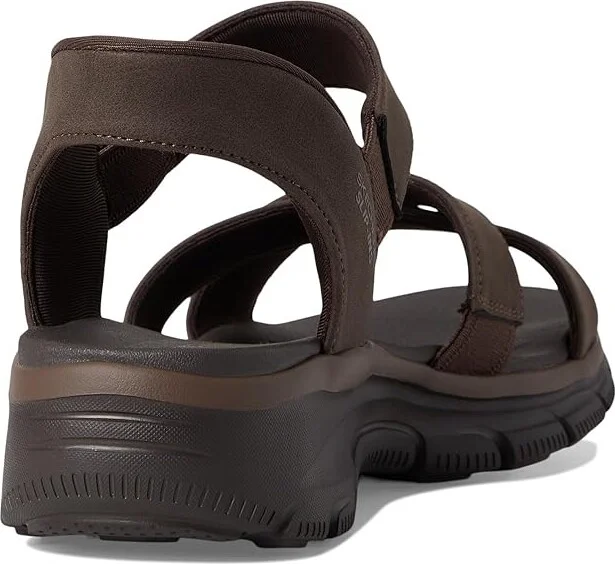 SKECHERS Easy Going - Somewhere Sunny Women's Sandals Chocolate : 7.5 B - Medium - Image 4