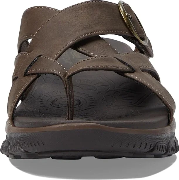 SKECHERS Easy Going - Sundown Women's Shoes Chocolate : 5.5 B - Medium, Synthetic - Image 2