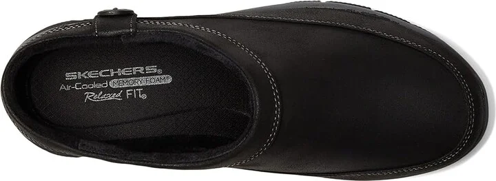 SKECHERS Easy Going - Sweet Latte Women's Shoes Black : 6 B - Medium, Faux Fur/Leather/Rubber - Image 2