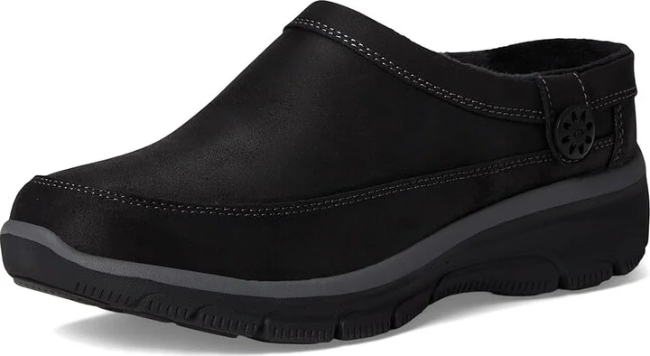 SKECHERS Easy Going - Sweet Latte Women's Shoes Black : 6 B - Medium, Faux Fur/Leather/Rubber - Image 5