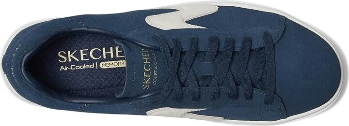SKECHERS Eden Lx Men's Shoes Navy : 12 D - Medium, Leather - Image 2