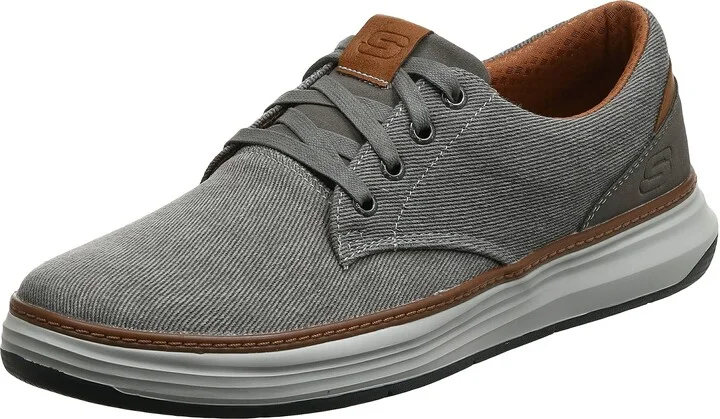 Skechers Ederson Men's Moreno Canvas Oxford Shoe