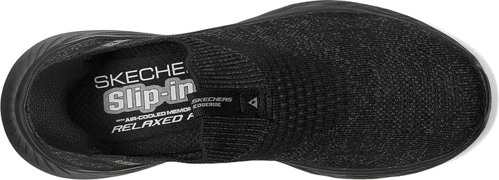 SKECHERS Edgeride Commissioner Hands Free Slip-in Men's Shoes Black/Black : 7.5 D - Medium - Image 2