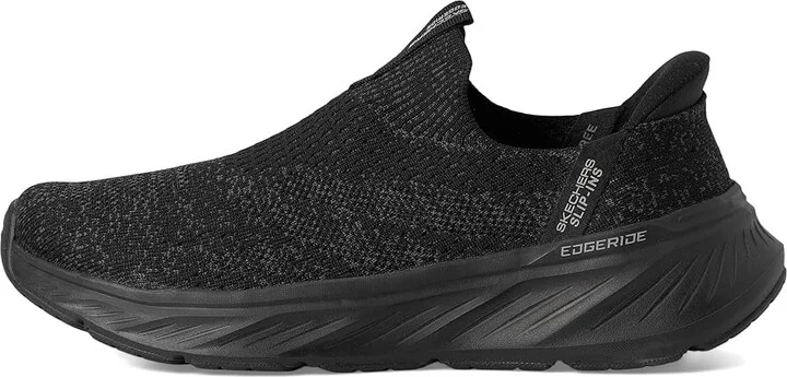 SKECHERS Edgeride Commissioner Hands Free Slip-in Men's Shoes Black/Black : 7.5 D - Medium - Image 6