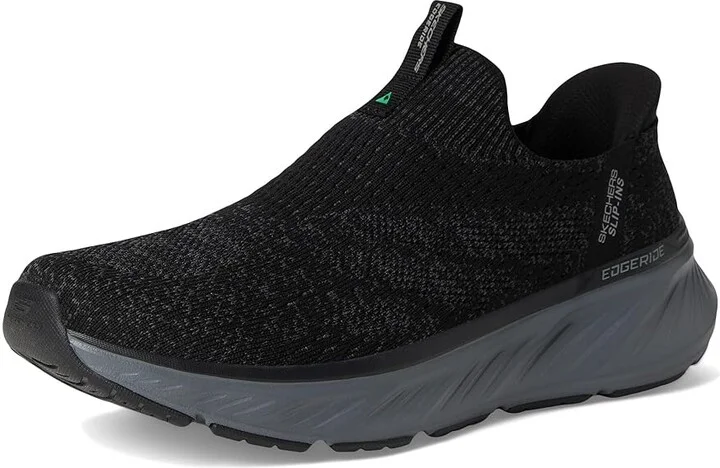 SKECHERS Edgeride Commissioner Hands Free Slip-in Men's Shoes Black/Charcoal : 7 D - Medium - Image 5