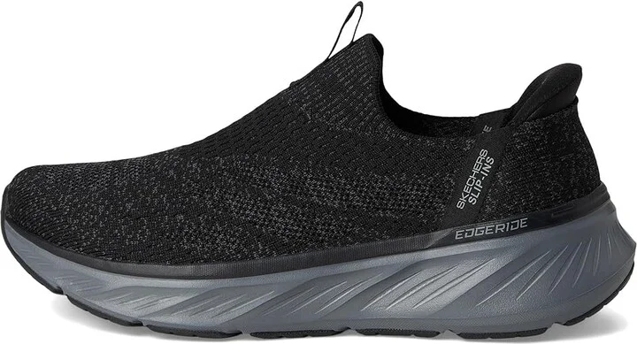 SKECHERS Edgeride Commissioner Hands Free Slip-in Men's Shoes Black/Charcoal : 7 D - Medium - Image 6
