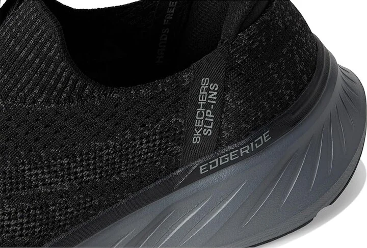 SKECHERS Edgeride Commissioner Hands Free Slip-in Men's Shoes Black/Charcoal : 7 D - Medium - Image 7