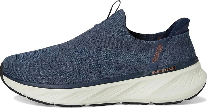 SKECHERS Edgeride Commissioner Hands Free Slip-in Men's Shoes Navy/Orange : 10.5 D - Medium - Image 6